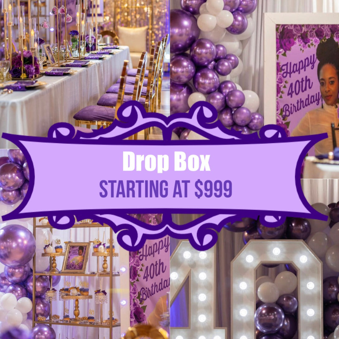 PURPLE and Gold Graduation Party Decor Purple Birthday 